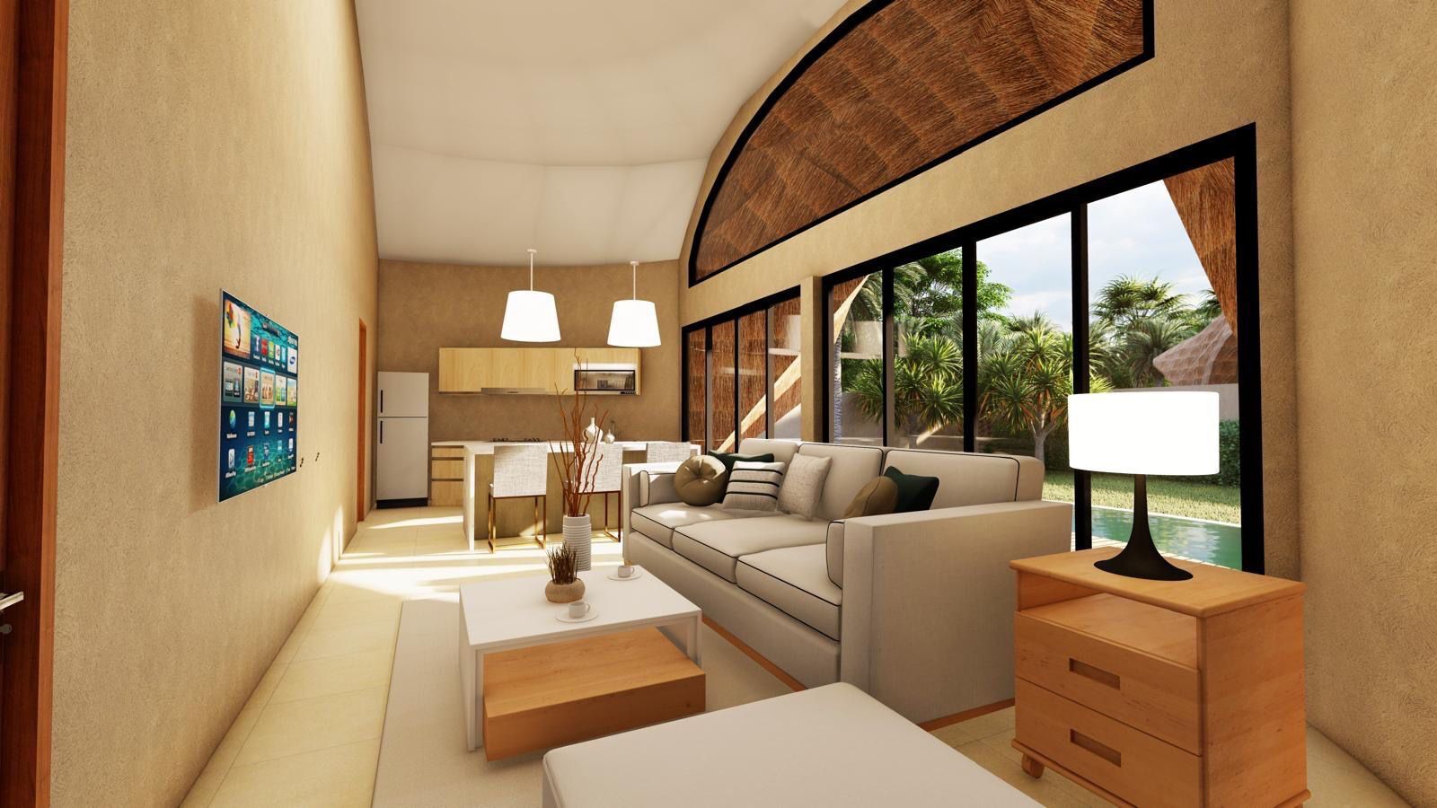 Bahagia Villas: Living area