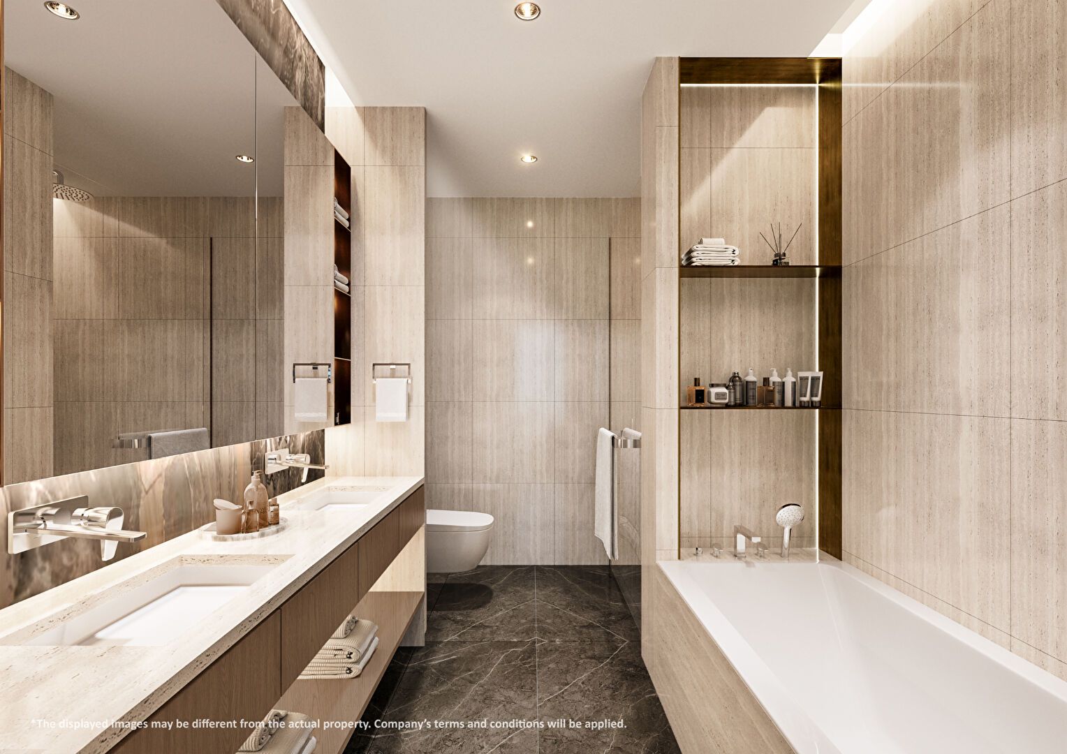 Once Wongamat: Bathroom interior