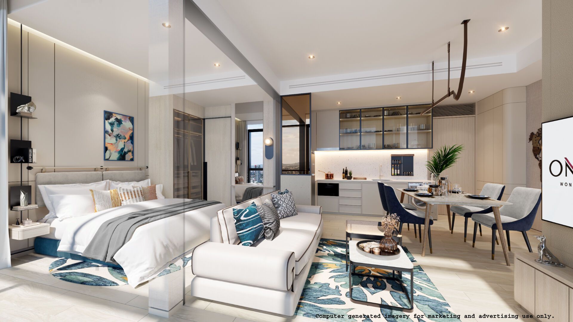 Once Wongamat: Living area