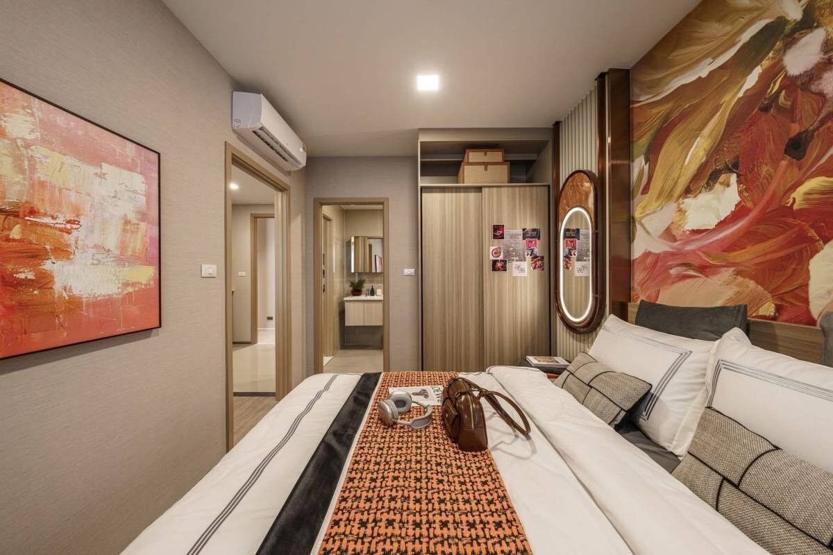THE BASE Ratchada 19: Bedroom interior